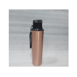 Antique Finish Copper Luxury Water <b>Bottle</b> Authentic Ayurvedic Tamra Jal Eco Friendly Durable Polished <b>Flask</b> Customizable Straw - Product Image 6