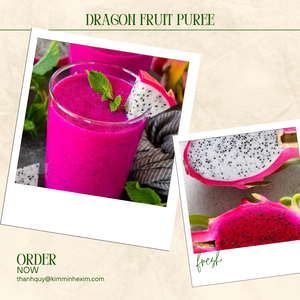 Purée de jus de fruits du dragon et de cactus sans sucre la plus raffinée du Vietnam dans un emballage en vrac pour les consommateurs soucieux de leur santé - Product Image 3