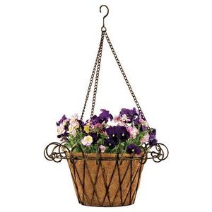 Hot Sale Durable Stylish Hanging Ball-Flower Basket Simple Iron Material Liner for Outdoor Gardening Displaying Beautiful - Product Image 6