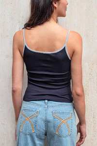 Women's Summer <b>80</b>% Nylon 20% Spandex Knitted Quick Dry Breathable Casual Cami Tank <b>Top</b> with Custom Design Printed - Product Image 3