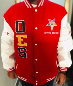 Vestes universitaires unisexes en pure laine OES personnalisées, prix d'usine en gros, saison hivernale, broderie frontale, antibactériennes, à prix abordable - Product Image 5