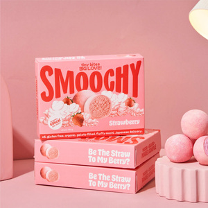 Caja plegable de postre Premium impresa personalizada con diseño único de Mylar negro y naranja para suplementos para el cuidado de la piel y helados - Product Image 5