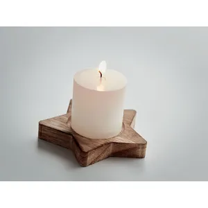 Candela Profumata a Forma di Stella con Base a Loto Personalizzata per Merchandising - Product Image 1