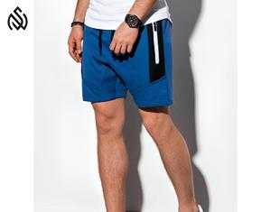 Nouveau short en polaire pour hommes de marque privée High Street Solid 100% coton Logo personnalisé Fitness Wear pour les Offre Spéciale - Product Image 2