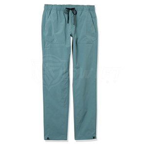 Pantalon décontracté léger pour homme, taille mi-haute, style streetwear, en coton, à séchage rapide, respirant, avec lacets, design personnalisé, dernier modèle coupe droite - Product Image 6