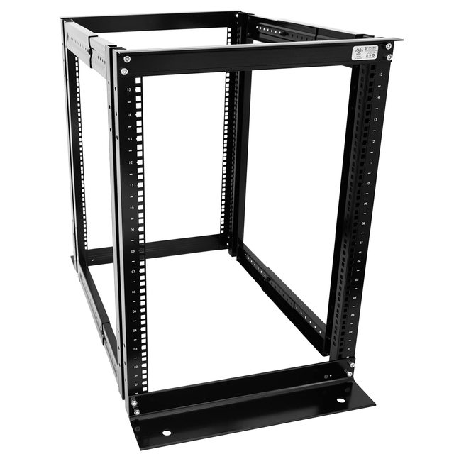 Custom Electronics Server Rack 4 Post Open Frame Enclosure 19 Inch Adjustable Depth Aluminum (42U82Inch Height) Precision