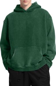 เสื้อฮู้ดผ้าคอตตอนผสมพิมพ์ลายหน้าจอว่างเปล่าแบบปักลายสำหรับทุกเพศเสื้อฮู้ดแบบไม่มีการพิมพ์สกรีนยี่ห้อ - Product Image 2