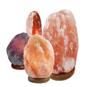 Lámpara de sal de forma Natural pequeña del Himalaya de alta calidad, lámparas de sal USB rosa de cristal del Himalaya para Decoración - Product Image 5
