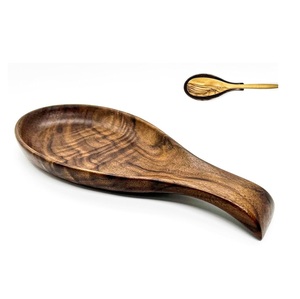 Support de cuillère en bois le plus vendu pour cuisinière, comptoir de cuisine, table à manger d'hôtel haut de gamme - Product Image 3
