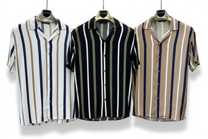 Chemise à manches courtes pour homme à motif floral, coupe décontractée, tissu léger, écologique et respirant, élégante, décontractée pour l'été, idéale pour les vacances - Product Image 5