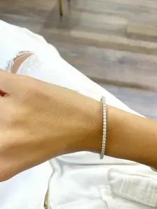 Argent 925 Diamant Moissanite taillé 1ct Argent sterling 925 élégant - Product Image 4