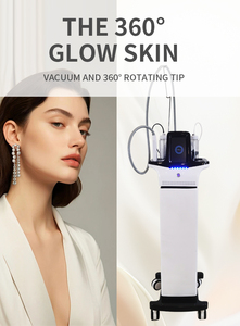 Mới đến 3 phương thức phát sáng huyết thanh hệ thống truyền chân không + 360 ° xoay + máy bay phản lực kép dòng công nghệ làm sạch da mặt thiết bị bong bóng - Product Image 5