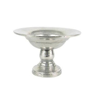 Vase urne décoratif en aluminium argenté pour la décoration de la maison et du bureau Vase urne de table en argent design de luxe pour fleurs - Product Image 4