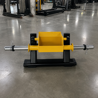 Appareil Commercial d'Entraînement Musculaire Tibial Antérieur, Machine de Flexion Dorsale de la Tibia, Tube Ovale 2,5 mm en Acier, Chargeur de Plaques Compact, Spécialisé