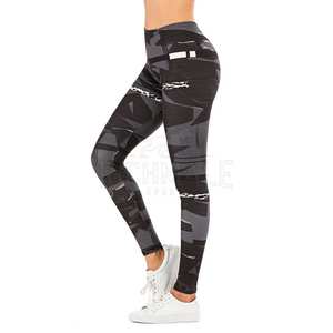 Legging de bonne qualité pour femmes Logo personnalisé Legging pour femmes Legging de yoga pour femmes à prix raisonnable - Product Image 2