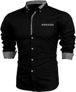 เสื้อคอตตอนคอปกคู่สำหรับผู้ชายเสื้อใส่ไปปาร์ตี้เสื้อเชิ้ตสำหรับผู้ชาย - Product Image 1