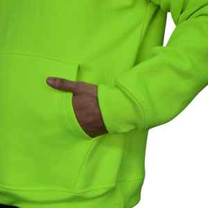 Sudadera con Capucha Amarilla neyon para Hombre, en Stock Local en EE. UU., de Algodón y Felpa, Estilo Casual Urbano, Envío Rápido Sin Aranceles - Product Image 3