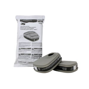 Cartucho de Protección Respiratoria para Vapores Orgánicos Aprobado por NIOSH 6001, para Exposiciones Químicas en Entornos Peligrosos, Hecho en EE. UU. - Product Image 1