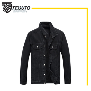เสื้อแจ็กเก็ตยีนส์สำหรับผู้ชายระบายอากาศได้ดีเสื้อแจ็กเก็ตยีนส์ไซส์ใหญ่พิเศษผลิตในปากีสถานออกแบบโลโก้ได้ตามต้องการ - Product Image 1