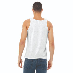 Lado cosido al por menor ajuste Casual 100% Airlume anillo peinado hilado algodón/fibra de bambú 32 solo 4,2 oz profundo Unisex botón Jersey tanque - Product Image 3