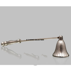 Accesorios para velas, diseño moderno, logotipo personalizado, latón, venta al por mayor, cortador de velas a granel con mango de madera - Product Image 5