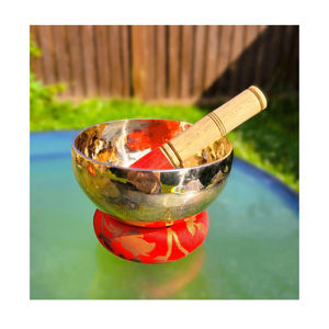 Bols chantants en acier inoxydable poli de haute qualité, fabriqués à la main, pour la méditation, le yoga, la thérapie sonore, la guérison, respectueux de l'environnement, paix intérieure - Product Image 3