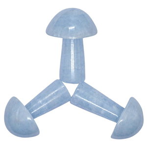 Bleu Calcite Champignon Cristal Naturel Sculpture Pierre De Guérison Mini Pierre Gemme Figurine pour Reiki Énergie Décor À La Maison et Cadeaux - Product Image 3