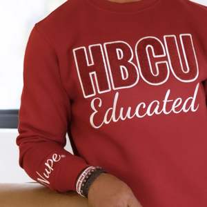 HBCU Chenille Sweat Éduqué Broderie Lettre Grecque Vêtements Ras Du Cou Pull Classique Polaire Chaud Hiver Top - Product Image 6