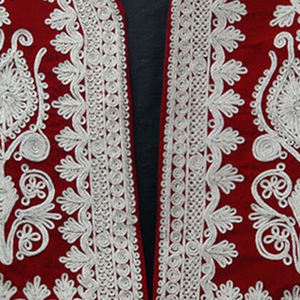 Chaleco bordado a mano tradicional afgana, chaleco bordado de cristal - Product Image 6