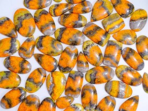 AAA + qualité naturel bourdon jaspe lâche pierres précieuses Cabochon pierres précieuses en vrac prix de gros mélange forme pierres précieuses pour bijoux - Product Image 5