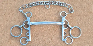 Bocado de Caballo Mullen Rugby Pelham Premium, Pulido, con Boca Lisa, de Acero Inoxidable, Equipo Ecuestre, Equipo Veterinario - Product Image 5