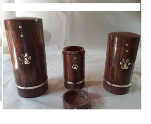 Meilleures ventes artisanat en bois tube de dispersion d'urne de crémation en bois arbre de vie pour animaux de compagnie - Product Image 1