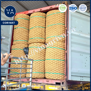 แผ่นใยมะพร้าวแบบย้อนกลับได้เป็นมิตรกับสิ่งแวดล้อมแผ่นใยมะพร้าวจากเวียดนามกำหนดขนาดและความหนาของเทคนิคการทอจากแสง - Product Image 3