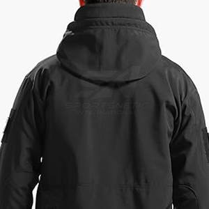 เสื้อแจ็คเก็ตผู้ชายแบบยุทธวิธี ออกแบบมาเพื่อสภาพอากาศที่รุนแรง กันลม ทนทาน พร้อมห่วงเข็มขัดและกระเป๋าแบบยุทธวิธี - Product Image 6