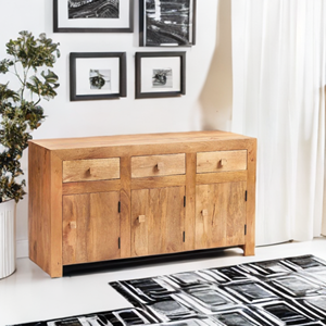 Aparador grande de mango ligero Dakota - Product Image 1