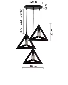 Lámpara colgante negra moderna del vendedor caliente, lámpara colgante redonda para sala de estar, dormitorio, lámpara colgante de Azora Industries - Product Image 5