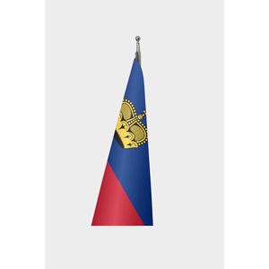"Official Liechtenstein Indoor <b>Flag</b>-Digital Aluminum <b>Pole</b> Pennant Nylon Polyester Silk Automotive Insurance Education - Product Image 3