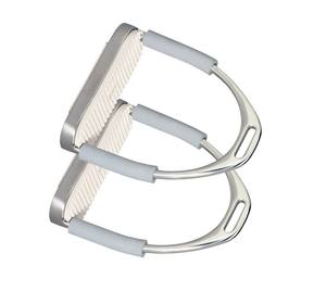 Recién llegado, estribos para montar a caballo de doma, empuñadura de seguridad ajustable ligera de aluminio, fábrica, Exportación de fabricante OEM - Product Image 1