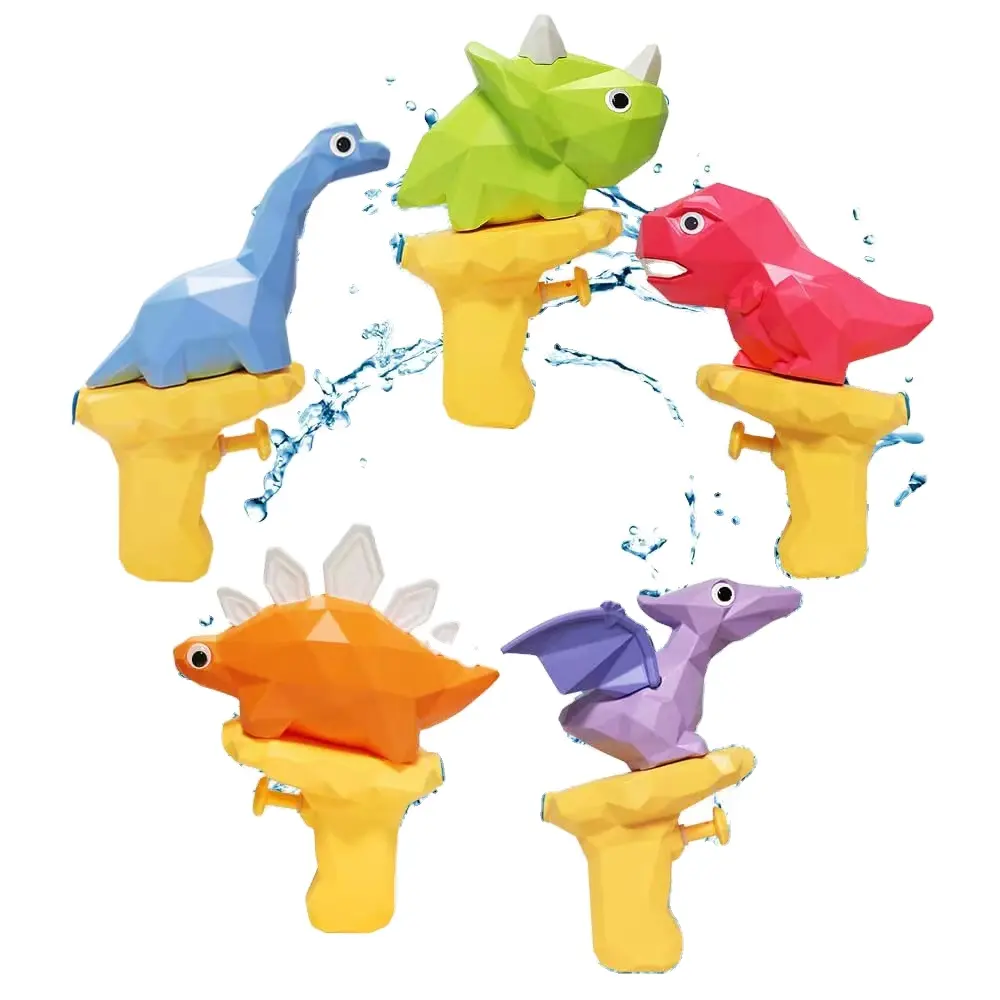 2022 뜨거운 물 권총 만화 공룡 작은 물 총 스프레이 행복 여름 해변 게임 물 총 장난감