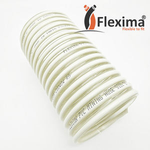 Haute qualité Flexima haute pression 3 "clair Flexible PVC spirale tuyau d'aspiration longueur personnalisable 50m écologique agricole - Product Image 4