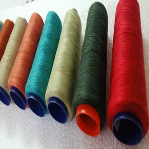 Buatan benang sutra murbei tenun dalam 50 Gram kerucut ideal untuk Bordir cocok untuk dijual kembali merah hijau biru muda hijau oranye