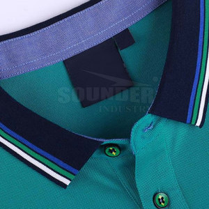 2025 nouveau Style hommes grande taille pour Polo décontracté à manches courtes avec séchage rapide respirant coton-solide matériau doux - Product Image 6
