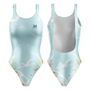2025 Hot Selling Luxury One-Piece Women's Swimwear High Fashion 3D <b>Print</b> Beachwear with Front Logo - Product Image 4