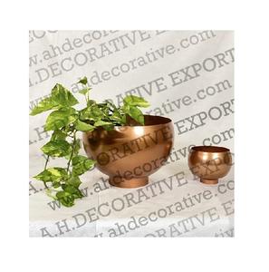 Bol de service décoratif brillant de conception de doublure en laiton pour la décoration de la maison et pour le bol de service de salade de cuisine sur la Base - Product Image 3