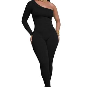 Mode barboteuse maille combinaison pour femmes nouveau design combinaison sexy club wear décontracté respirant pour été combinaison - Product Image 1