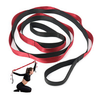Banda Elástica Personalizada Multicolor para Yoga con Lazos para Fisioterapia