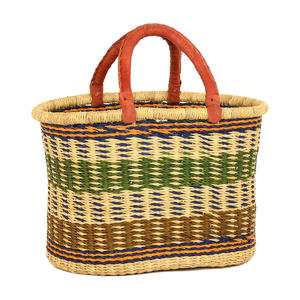 ตะกร้าฟางหญ้าทะเลธรรมชาติอเนกประสงค์สำหรับบ้านและห้องครัว - Product Image 6