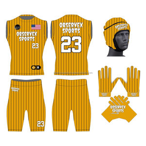 Youth 7v7 Flag Football Uniform for League Competition Breathable Anti-Bacterial Quick Dry Durable Stretch Material Regular Fit - Product Image 2