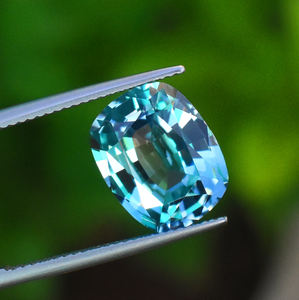 เบาะแซฟไฟร์ชีวภาพสีเขียวมิ้นท์ชีวภาพไร้ที่ติ8.46 CTS ทรงเบาะแซฟไฟร์อัญมณีหลวมจากแล็บ13X10X6มม. สำหรับเครื่องประดับ - Product Image 4