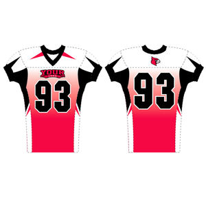 ชุดกีฬาเสื้อฟุตบอลอเมริกันโลโก้ออกแบบได้ตามต้องการ - Product Image 5